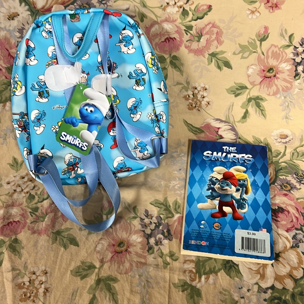 Smurfs Blue Backpack - Picture 2 of 7